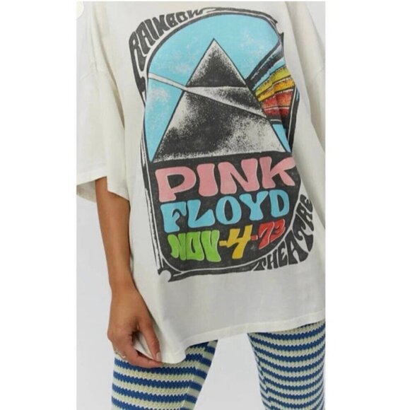 NEW Daydreamer Pink Floyd Mothers Prism Tee in Vintage White - One Size - Picture 10 of 12